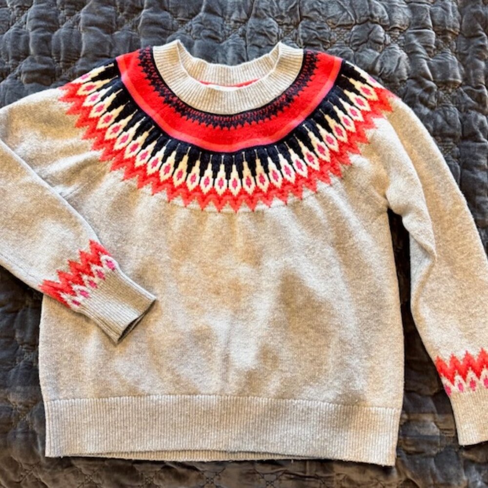 Boden Women's Fair Isle Sweater size XL